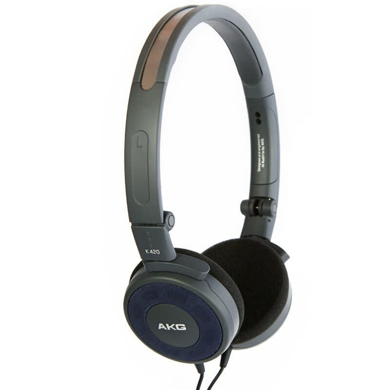 AKG K420 头戴式耳机 折叠便携式耳机 重低音手机耳机 经典款