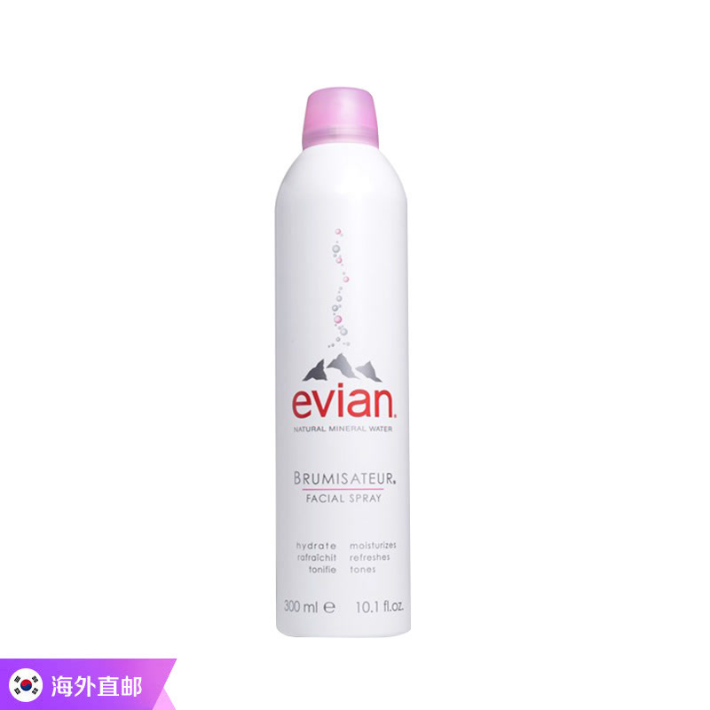 Evian依云天然矿泉水喷雾 补水保湿300ml【香港直邮】包邮