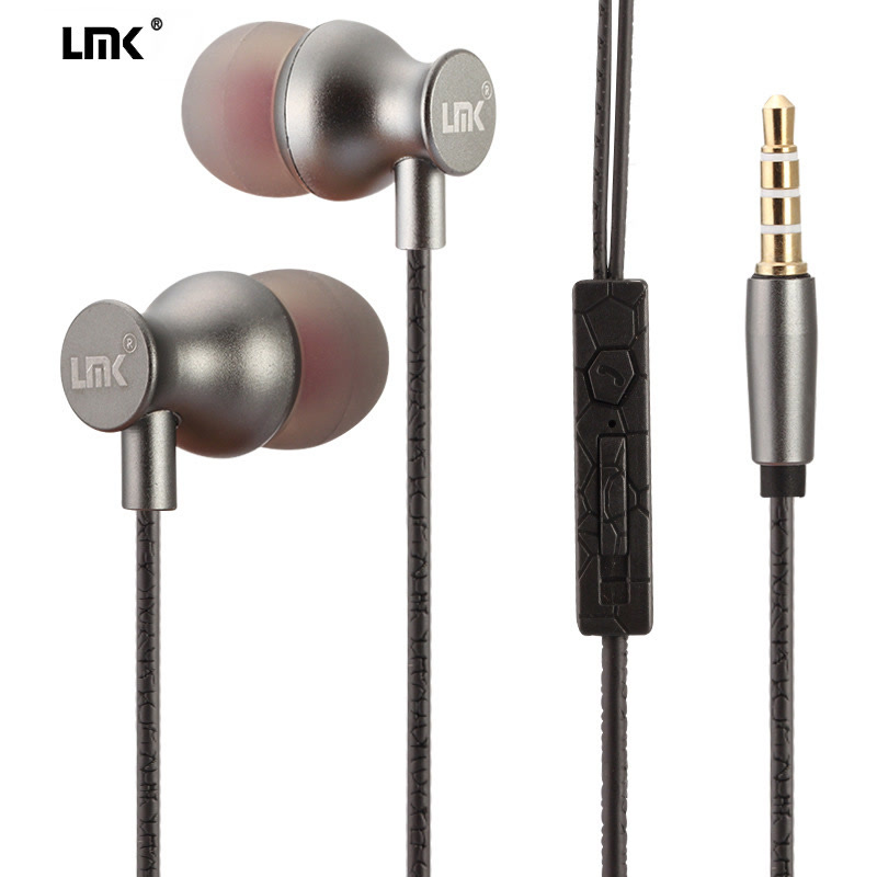 LMK-060 带麦调音入耳式金属耳机
