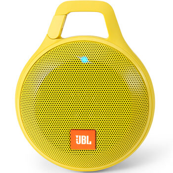 JBL Clip+ 音乐盒升级防水版 蓝牙 便携音箱 音响 户外迷你小音响 音箱 防水设计 高保真无噪声通话 柠檬黄