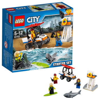 乐高(LEGO)积木 城市组系列City海岸警卫队入门套装5-12岁 60163 儿童玩具 男孩女孩生日礼物