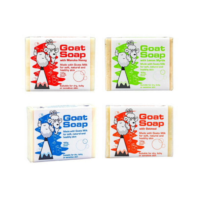 澳洲GoatSoap手工山羊奶皂婴幼儿孕妇可用多香型100g【国内速达】