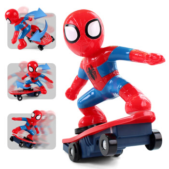 新奇达 蜘蛛侠滑板车 可充电特技遥控车男孩儿童玩具礼物M021