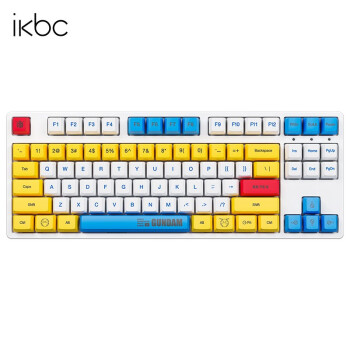 ikbc 正版授权RX-78-2高达无线办公键盘游戏樱桃轴机械键盘