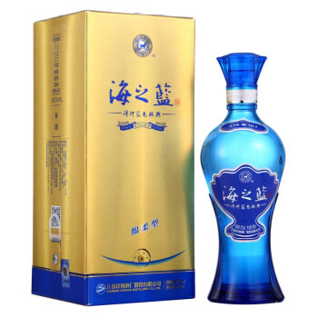 洋河蓝色经典 海之蓝 42度 单瓶装白酒480ml 口感绵柔浓香型（新老包装随机发货）