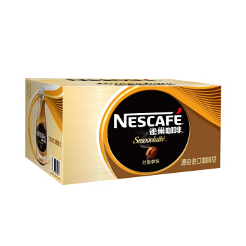 雀巢(Nestle)  丝滑拿铁口味 即饮雀巢咖啡饮料 268ml*15瓶 整箱