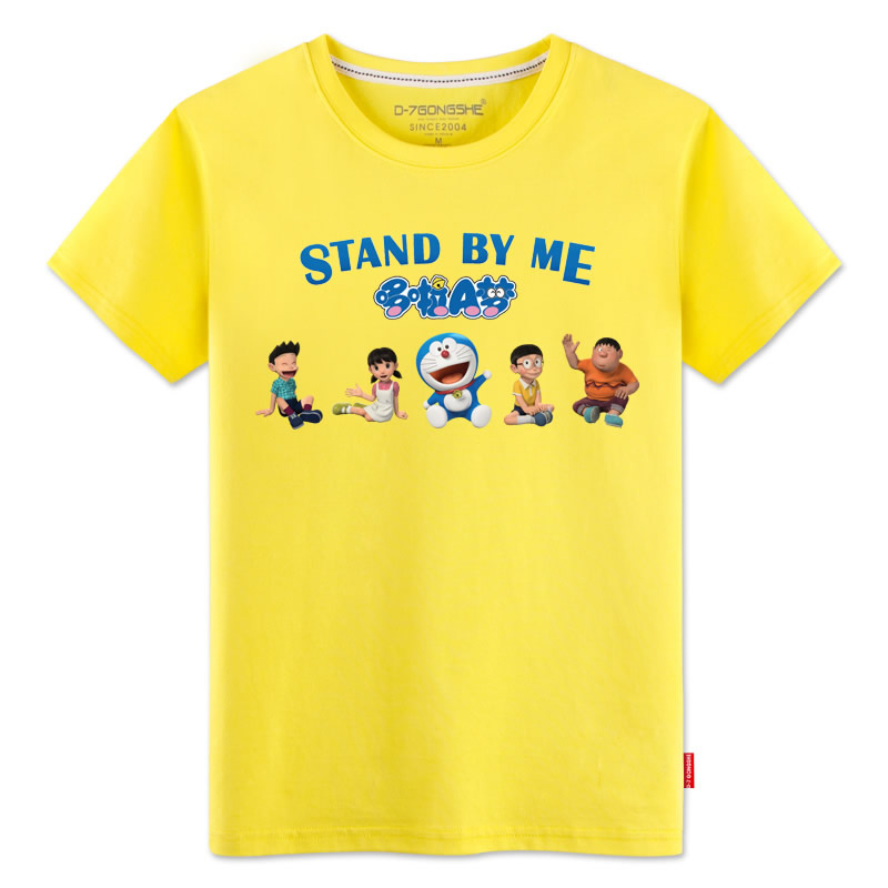 哆啦A梦短袖t恤第七公社 t恤女夏装新款韩版修身潮流3D印花