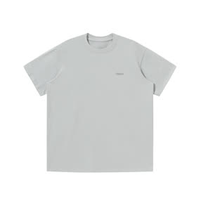 内购-FOURTRY浅灰色简约小LOGO T恤 21SS01BL54X